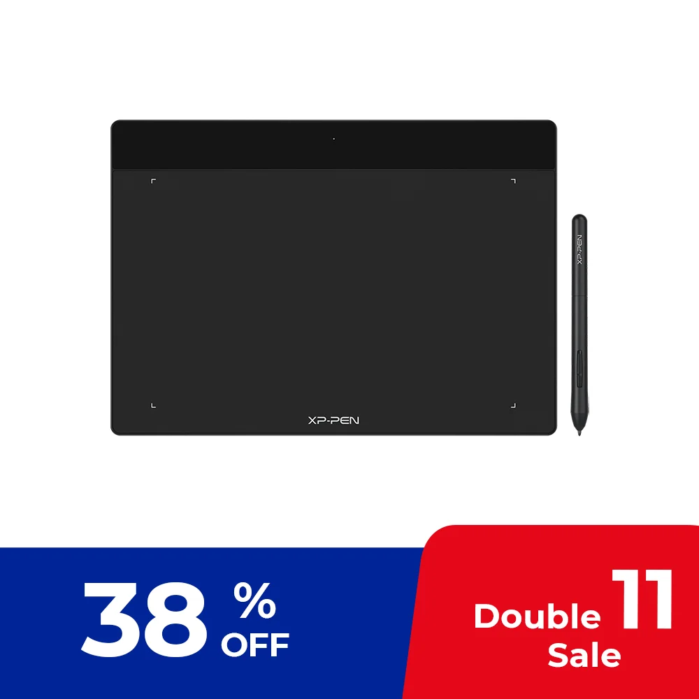 XPPen Deco Fun L 10*6 inch Graphic Tablet Digital Drawing Pen Tablet Battery-free 8192 levels Tilt Support Android Mac Windows