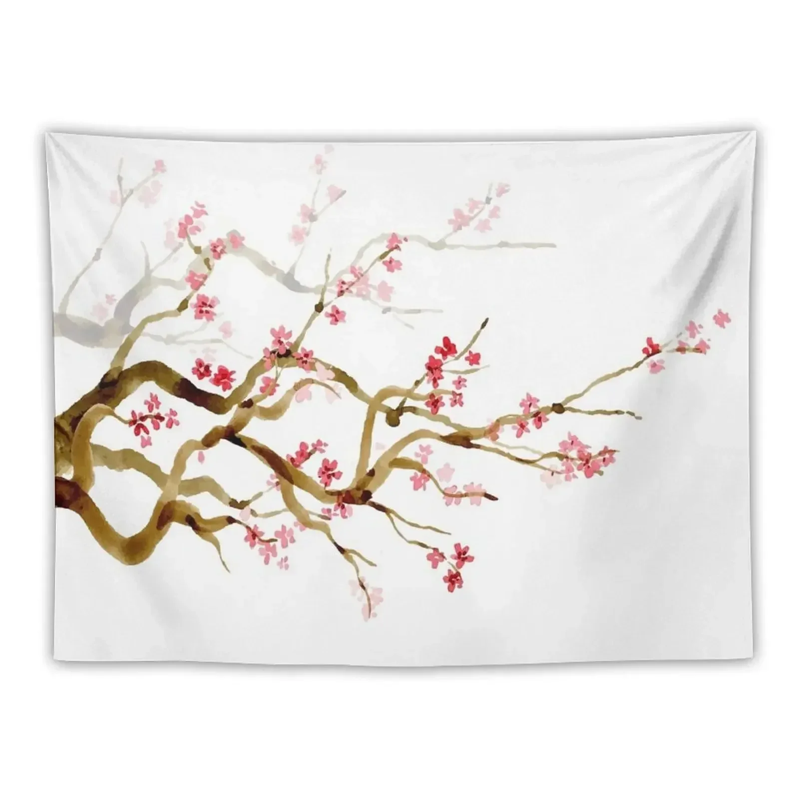 

Painted Japanese Cherry Blossom Tapestry Wall Hangings Decoration House Decoration Room Decor Wallpapers Home Decor Tapestry