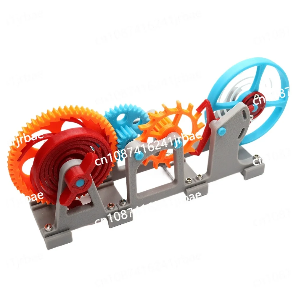 

Clock Disassembly Internal Structure Tourbillon Gear Model Mechanical Transmission Mainspring Power Escapement Balance Wheel