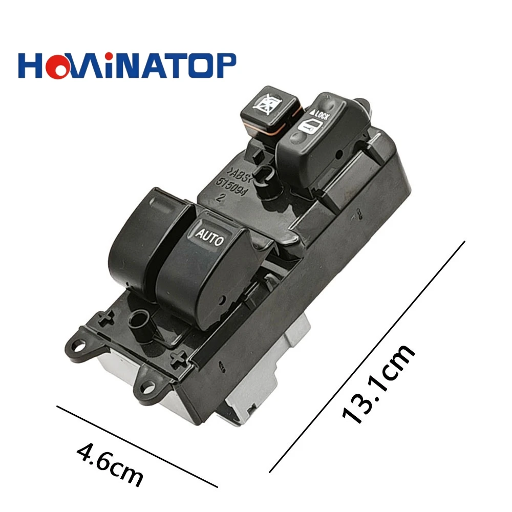 HOWINATOP 84820-42100 84820-42100-R 13Pin RHD Power Window Double Switch For Toyota RAV4 2001-2005 3Door OEM Replacement 3