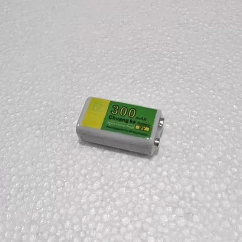 [New] for Chuangke 9V Rechargeable Battery NiMH 6F22 Square Battery for Microphone Multimeter Single 9 Volt Power Cell