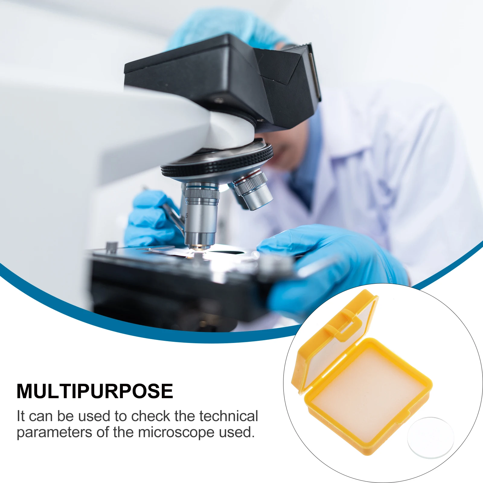 

Microscope Micrometer Measure Rulers Slides The Eyepiece Magnification Micrometers Measuring Work