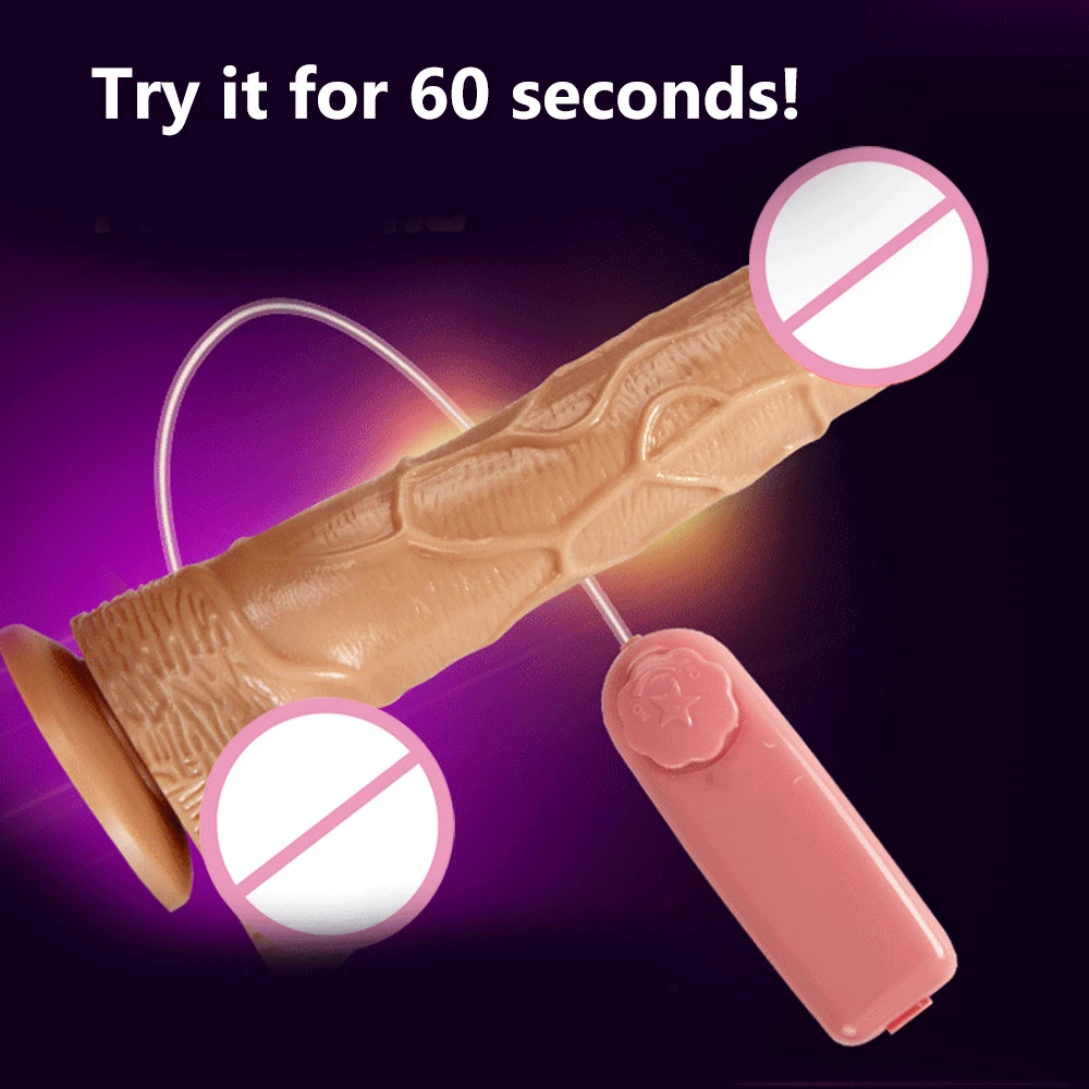 Vibromasseur gode pour femme, énorme pénis réaliste, vibrateurs à ventouse, vibromasseur de bain, jouets sexuels, produits vibrants pour adultes,