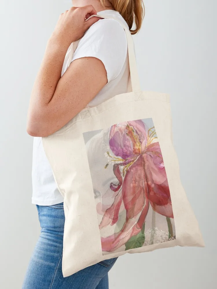 

Girl-flower Tote Bag Women's shopping bag Women's bag Shopper tote