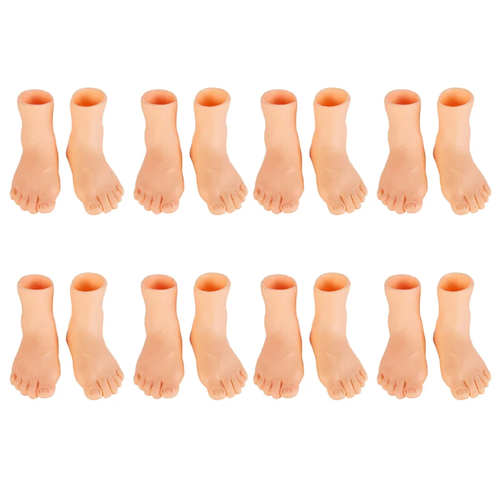 16 Pcs Hands Feet Funny Supplies Vinyl Puppet School Educational Tool Teaching Model Toys