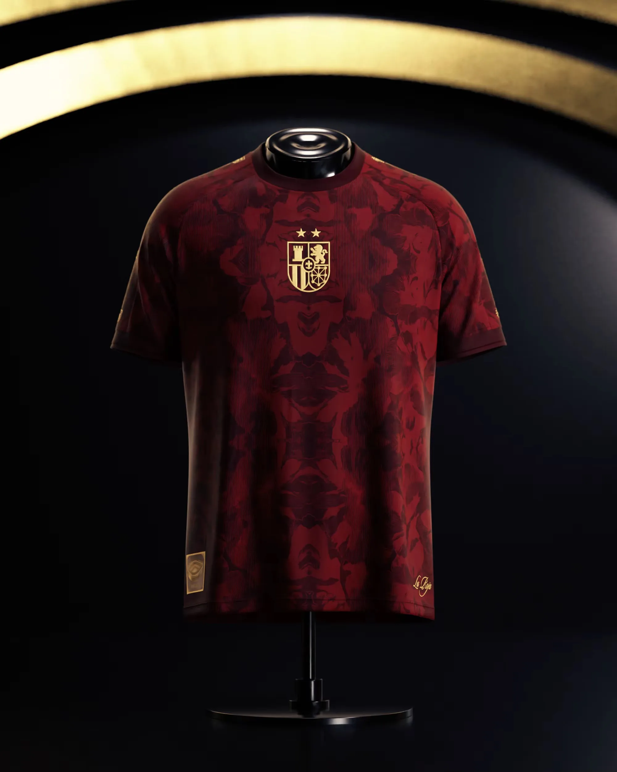 Warm Celebration of The Spanish Football Championship, Spanish Concept Jersey, Champion Number 26, 3D Printed Design
