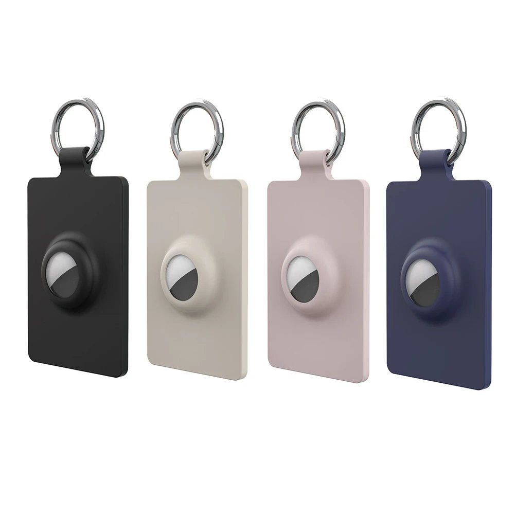 Protective Cover for with Keychain Anti-Lost Case Silicone Protective Case for TESLA Key Cards
