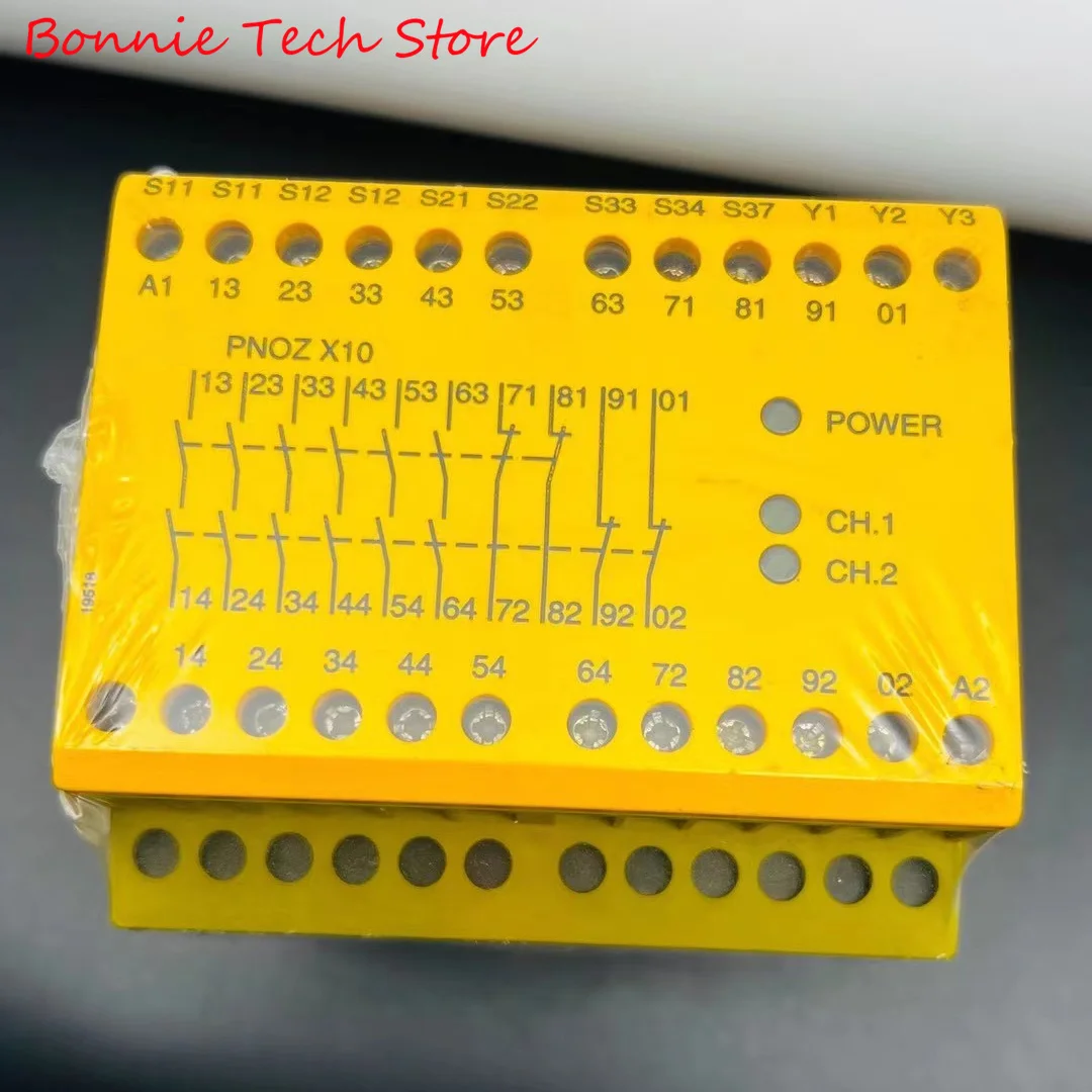 

774709 Реле безопасности для PILZ (стандартное), PNOZ X10 24VDC 6n/o 4n/c 3LED