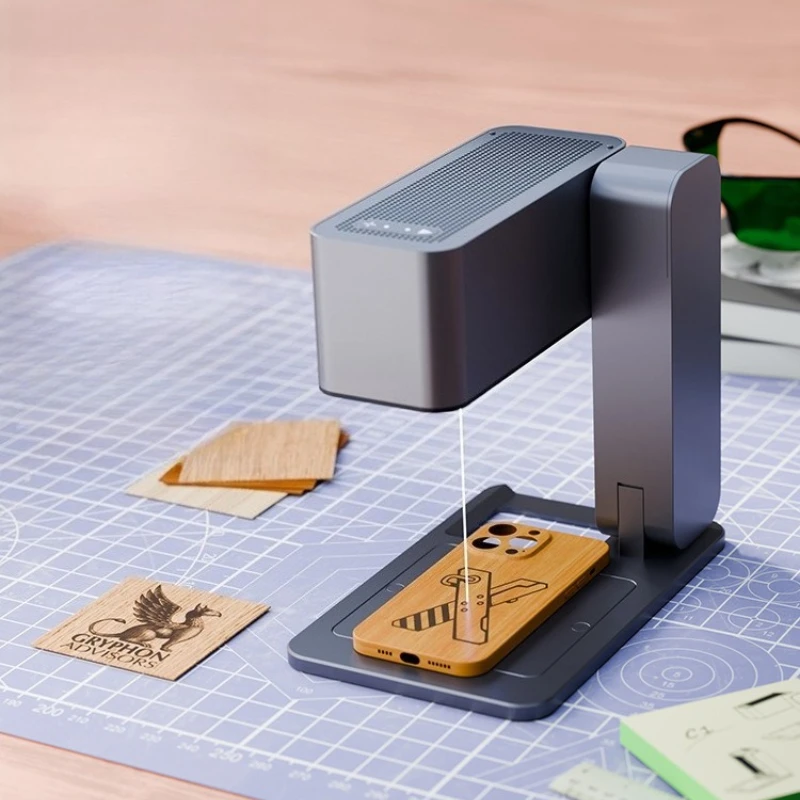

Small laser leaf engraving machine marking laser