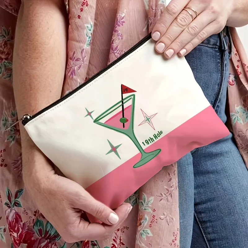 A Golf enthusiasts makeup bag - cute multifunctional zipper pouch for ladies, jewelry storage bag - view 4