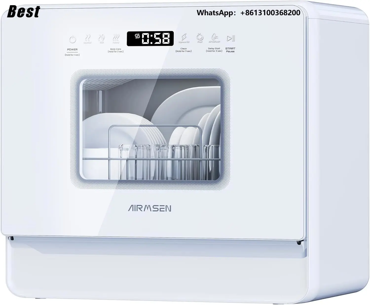 

Лучшая [EB]Умная настольная посудомоечная машина, большая вместимость, без установки, энергоэффективная, быстрая мойка-ZMW-DUHA01