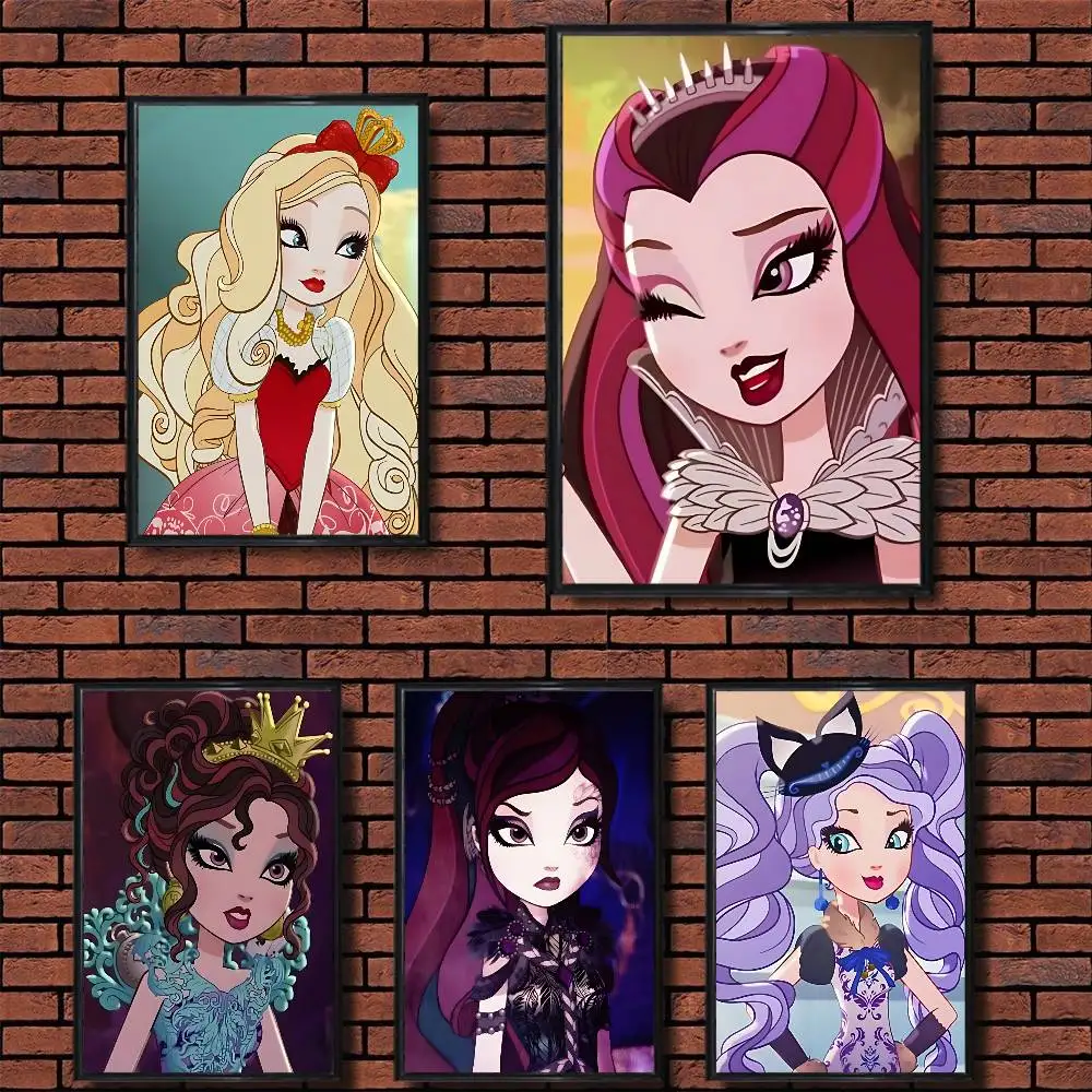 Póster Royal Beginning Ever After High, arte HD para pared, impermeable, decoración estética para el hogar, sala de estar, dormitorio, Bar