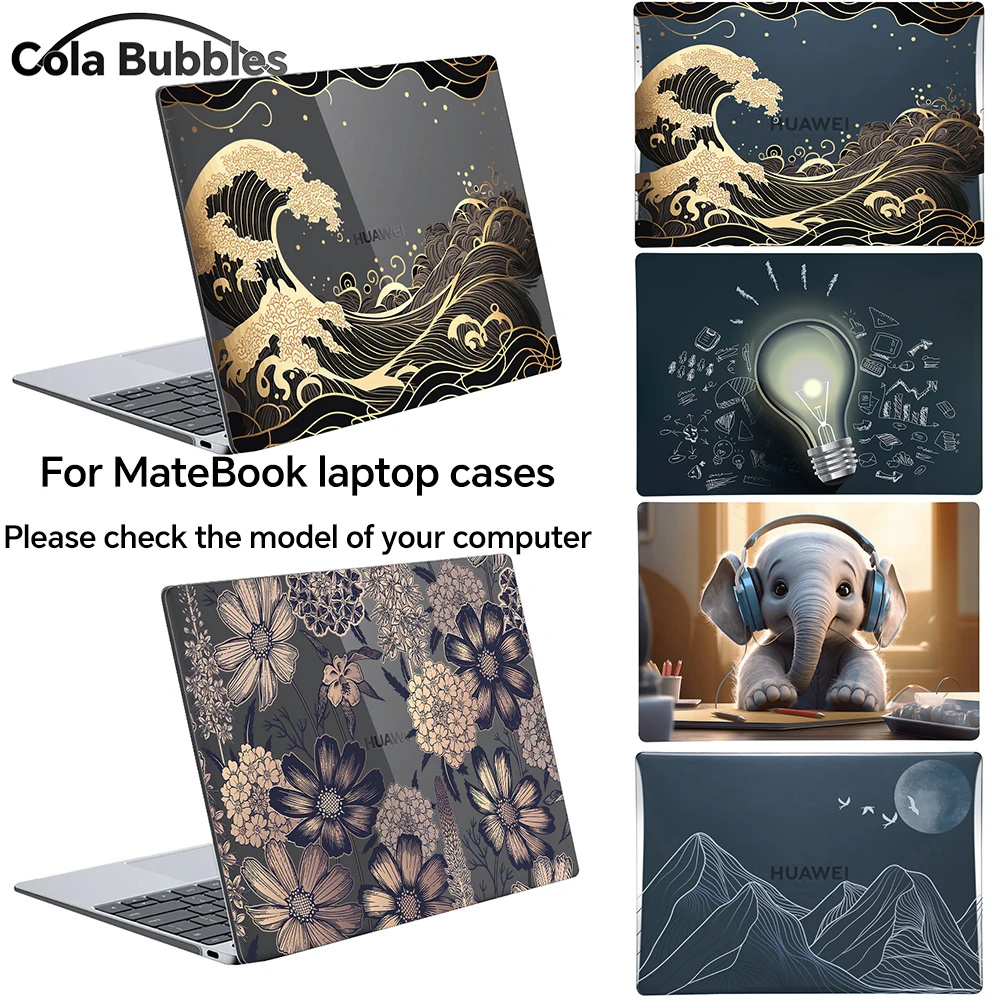 

For HUAWEI MateBook X 2021 /X Pro 14.1 2022/D15 D14 D16/14/14S 2024 Case for Honor Magicbook Mate Book 13 14 X14 X15 Laptop Case