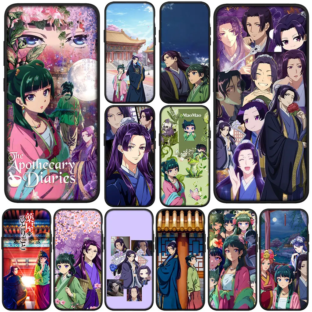 Чехол для телефона OPPO A18 A80 A40 A60 A38 A79 A15 A16 A17 A58 A78 A57 A53 A40M Чехол Maomao The Apothecary Diaries Корпус Jinshi