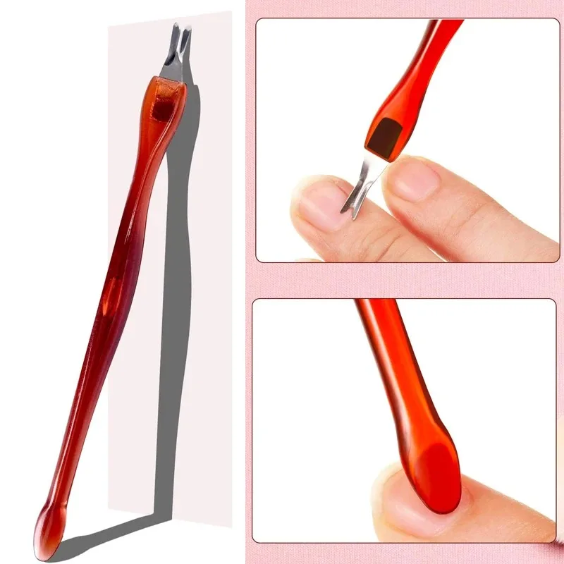 CHARMINGPOSE プロフェッショナルキューティクルプッシャー - ステンレス製ネイルケアツール（角質除去・マニキュア用）
