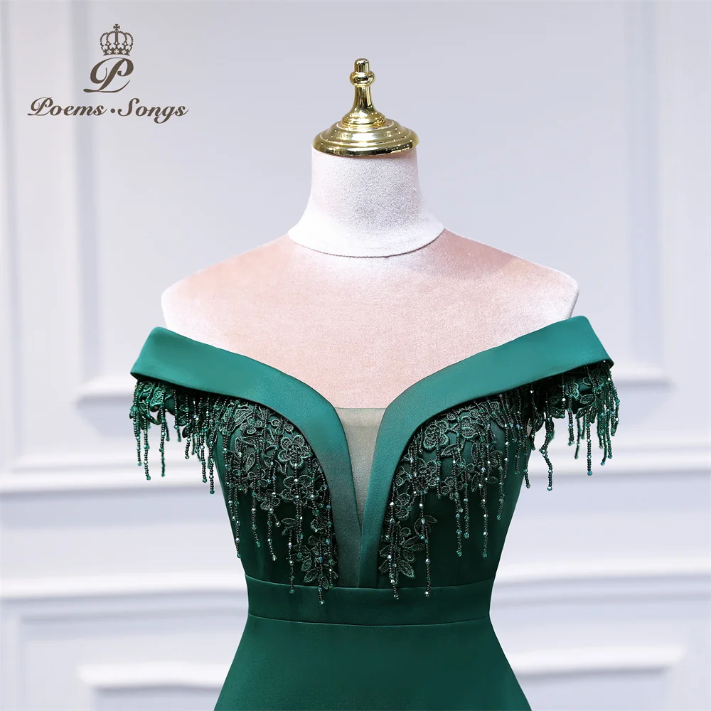 Elegant dress women for wedding party 2022 green evening dress vestidos de fiesta robe de soiree de mariage party dresses