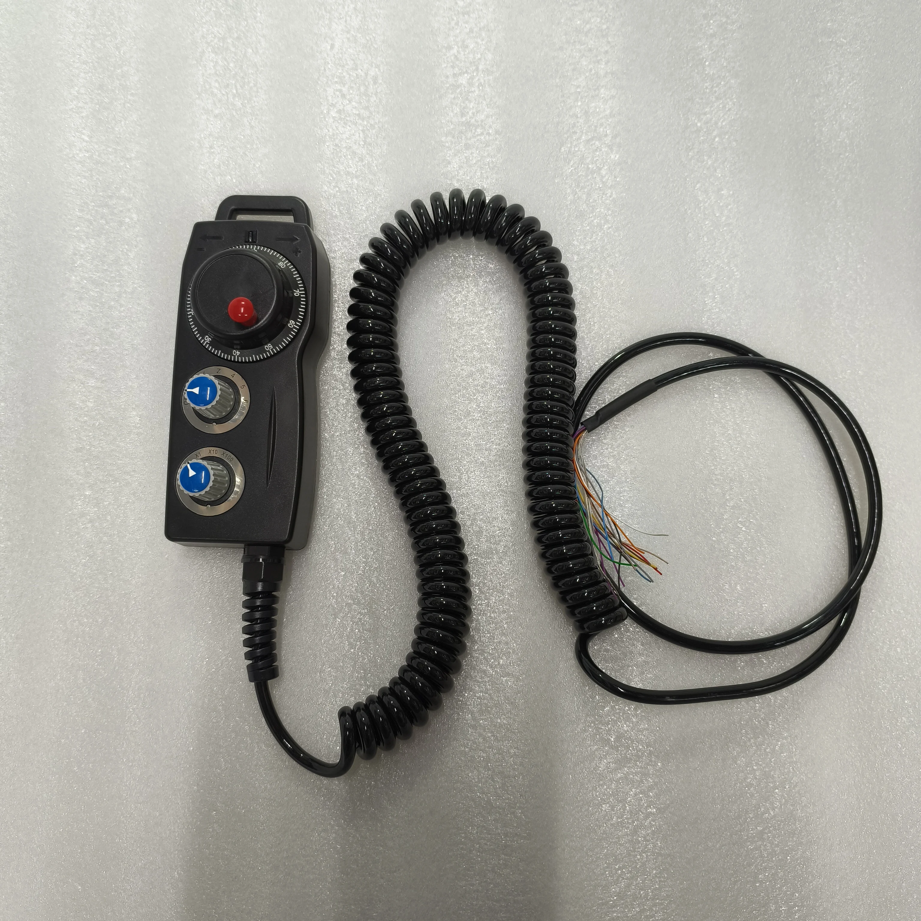 MPG Handwheel Manual Pulse Generator with Coil Cable 5V 12V Pendant for Lathe Milling Industrial Automation Control Parts