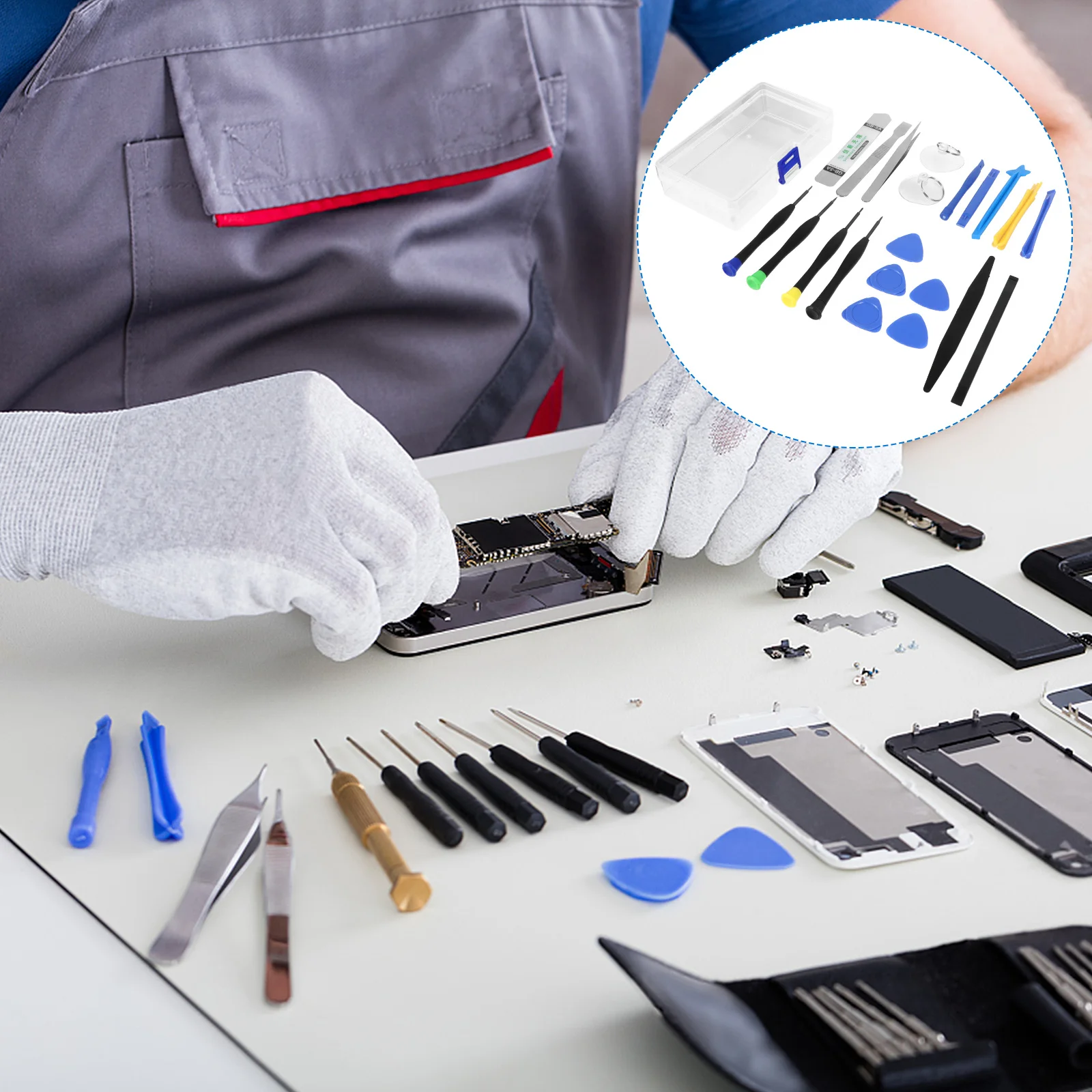 

21Pcs Professional Precision Screwdrivers Set Durable Steel Repair Tool Kit Portable for Phone Laptop Watch Screwdriver Sets