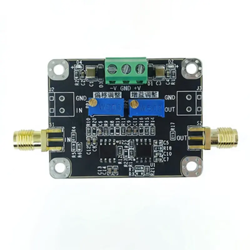 A99E-Adjustable DC Bias Amplifier Module Offset Voltage Adjustable 1-13X Superposition Reverse Polarity Protection