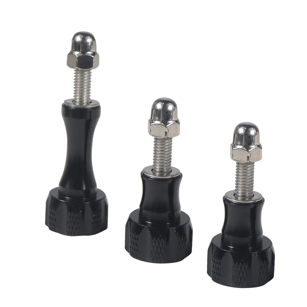 BGNing 1pack von 3pcs 1 Lange + 2 Kurze Bunte CNC Aluminium Bolt Mutter Schraube für GoPro Hero 7 6 5 3 + 4 SJ4000 EKEN YI 2 4K Montieren – Detail 10