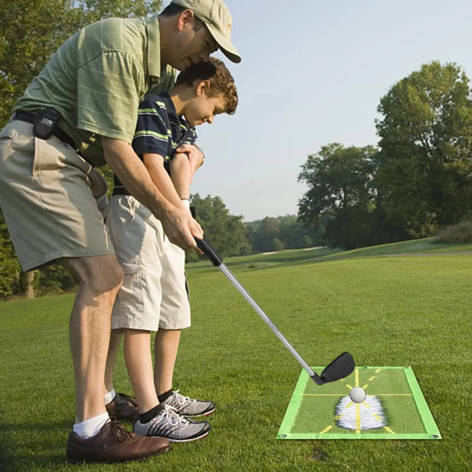 Conjunto de golfe para crianças, jogo interno e externo, brinquedos esportivos, conjunto interativo, jogo engraçado para desenvolver habilidades, menina, escola, viagem, casa, playtime