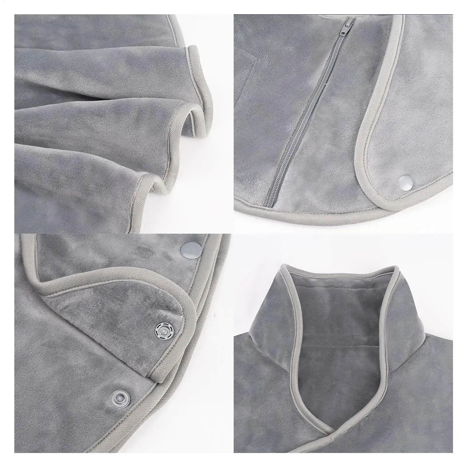 غلاف تسخين كهربائي للأكتاف، ضغط ساخن محمول بمستوى 3 حرارة، مثالي للاستخدام المنزلي والمكتب والسفر والمنتجعات الصحية