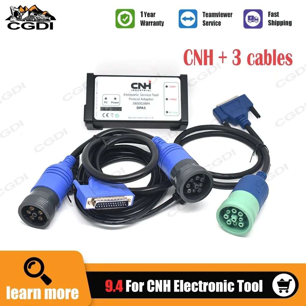 

For CNH Electronic Tool dpa5 CNH Est CASE Agriculture Construction Diagnostic Kit EST 380002884