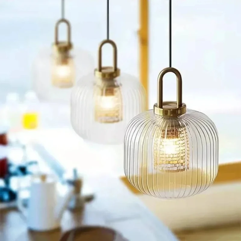 

Modern Minimalism Originality LED Pendant Lights Restaurant Bedroom Bedside Bar Counter Teahouse Home Lantern Shaped Chandelier