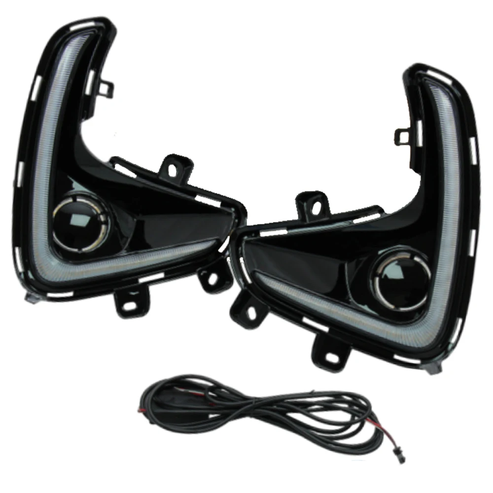 

1set For Toyota Yaris 2020-2021 Dynamic Turn Signal Relay Car 12V LED DRL Day Light LED Daytime Running Light Amber