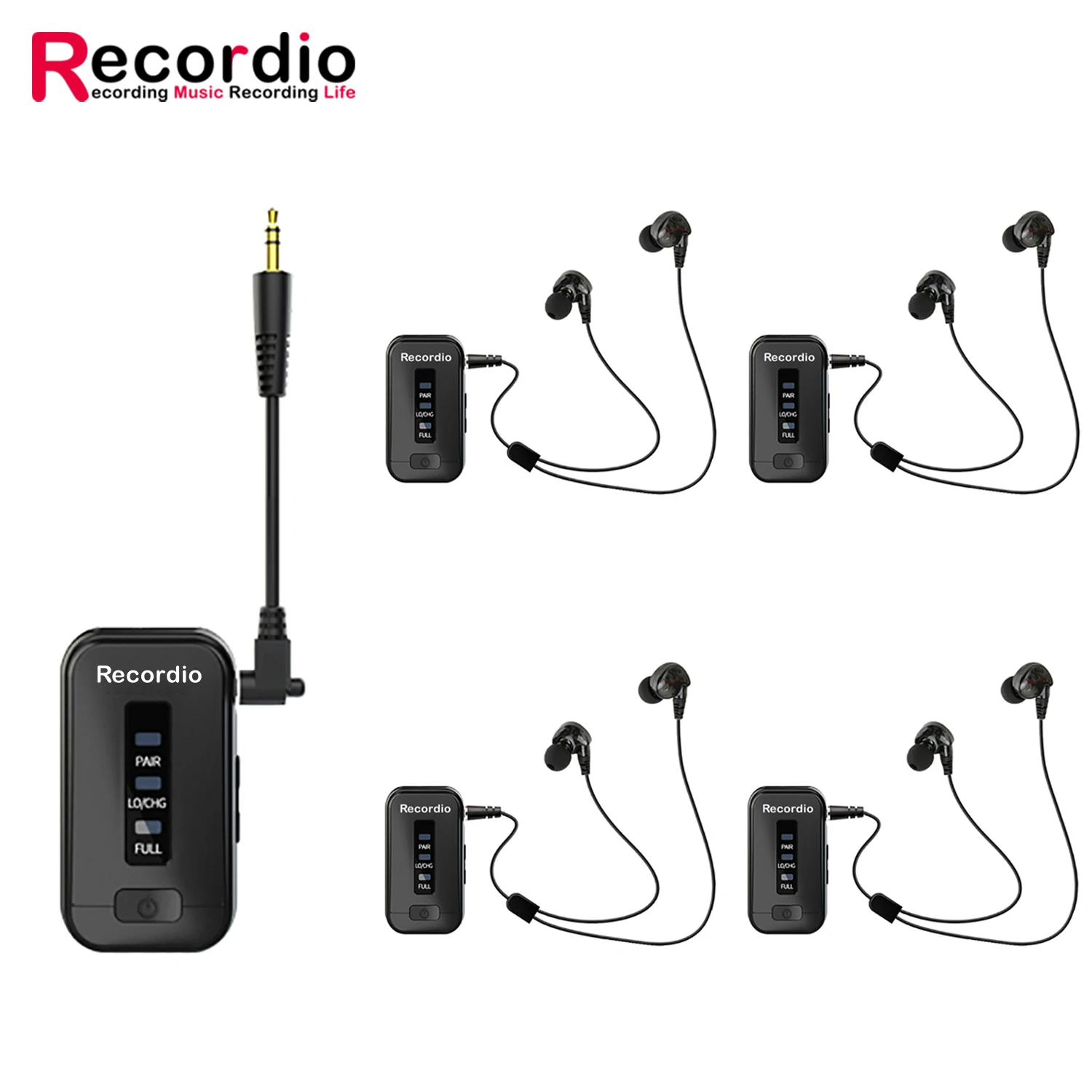 GAW-VS04 One for Four Wireless Monitoring Headphones Stage Outdoor Wireless Monitoring Bands Wireless Ear System