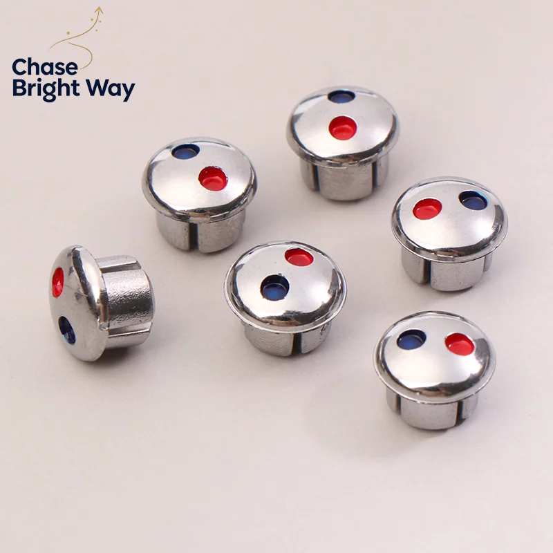 10/20pc Faucet Handle Hot Cold Water Sign Red Blue Label Decoration Cover Kitchen Bathroom Mixer Tap Indicate For Faucet Handles