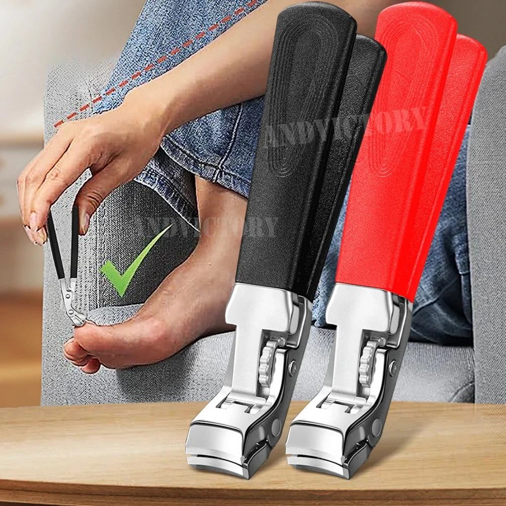 

1 шт., машинка для стрижки ногтей с защитным замком, кутовая головка, фрезы для ногтей, триммер, машинка для стрижки ногтей на ногах для толстых ногтей