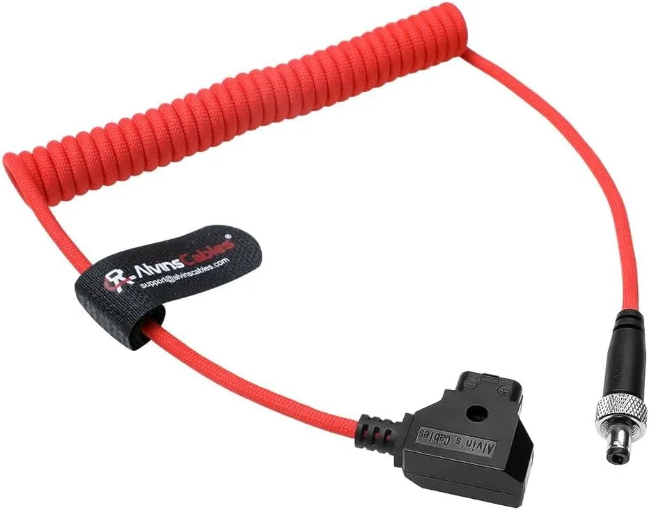 for Atomos Ninja V D-tap Power Cable 1.6-4ft LOCK DC for Blackmagic Video Assist