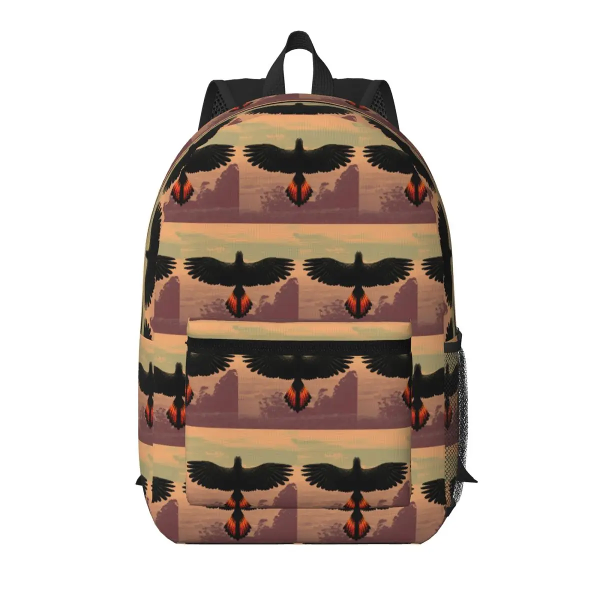 

Red-Tailed Black Cockatoo - Australian Bird Student Backpack School Bag Hiking Travel Daypack Men Women Bookbag Shoulder Bags