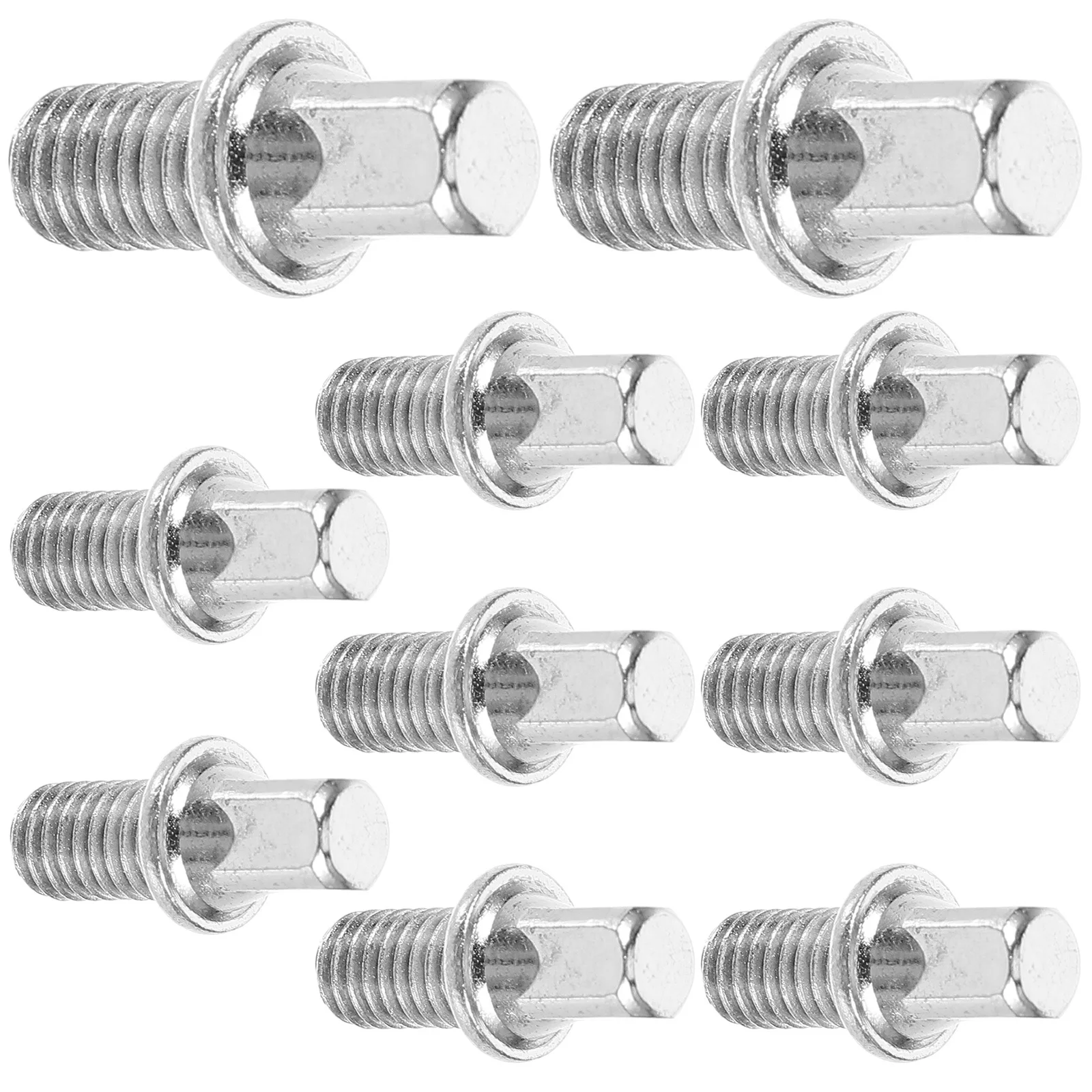 

10pcs Drum Screw Accessories M6X10Mm Silver Plated Iron Smooth Durable Replacement For Drum Repair Kit Percussion Hardware