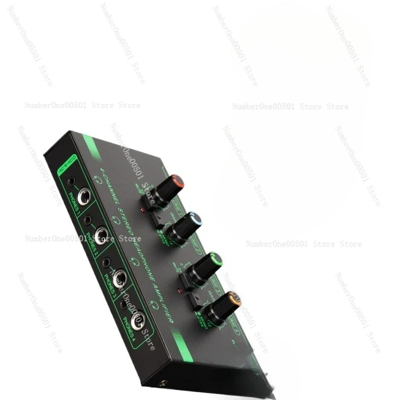 

4-канальный/6-канальный профессиональный усилитель для наушников, мини-аудиомониторный сплиттер для студийной записи и диджейского микширования