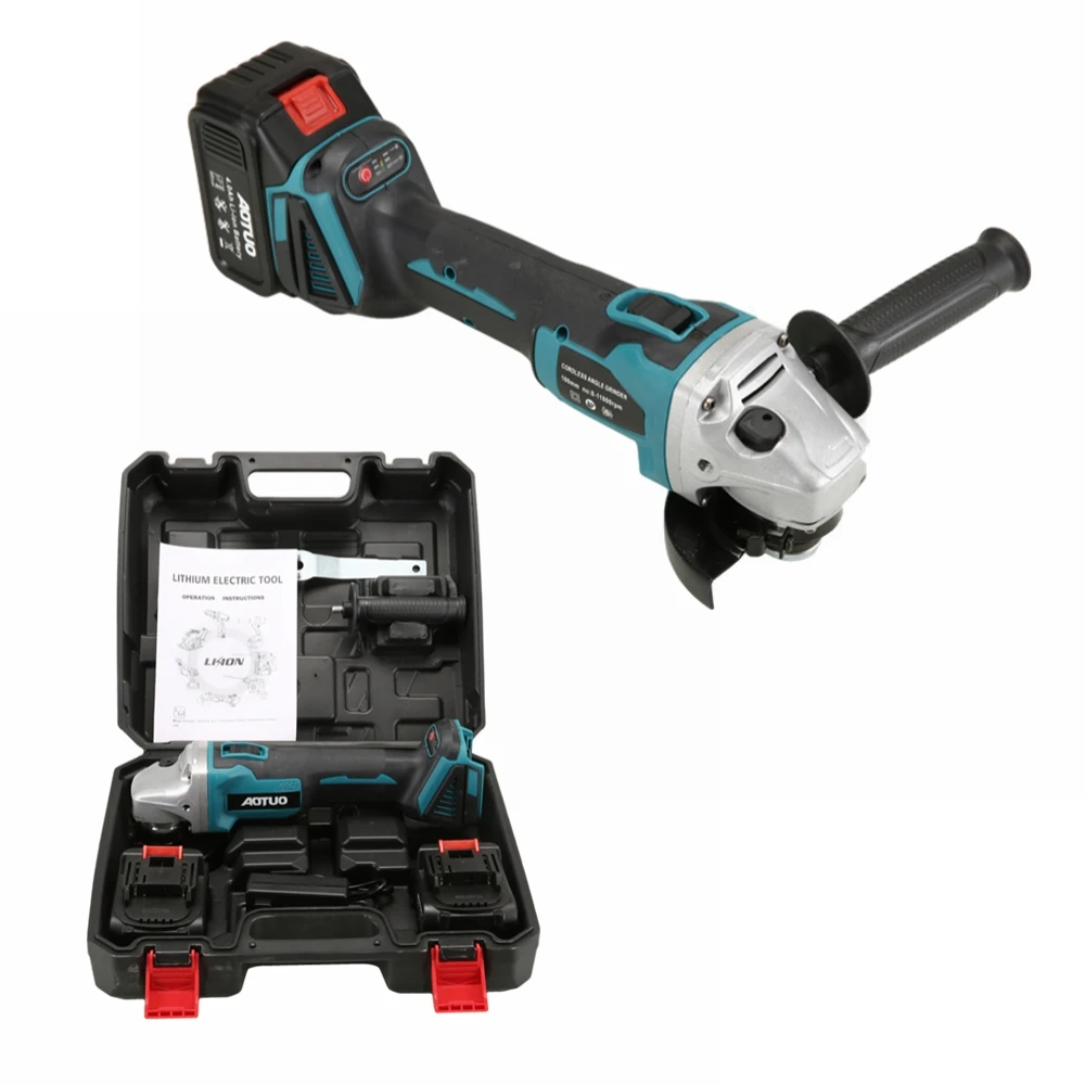 

Li-Ion Battery Electric Cordless Angle Grinder Brushless Portable Handheld Electric Angle Grinder Machine
