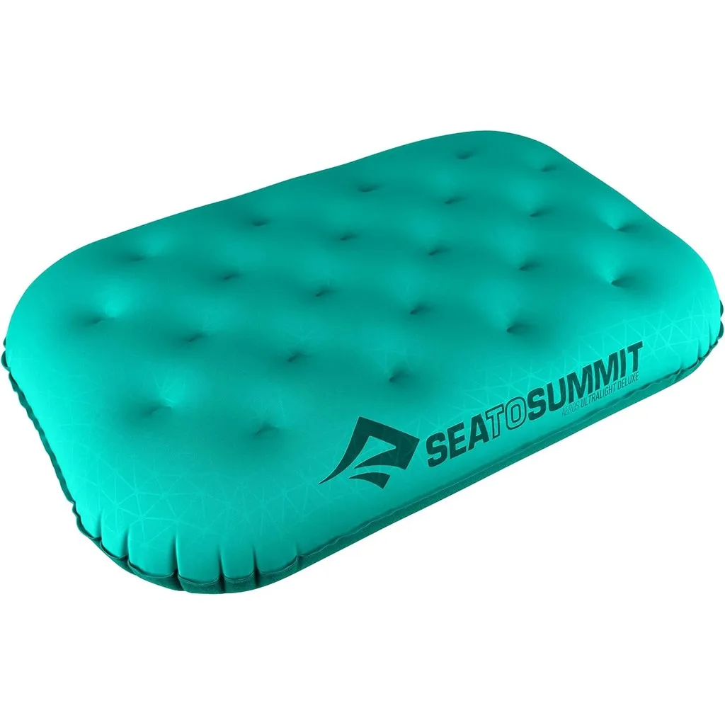 Almofada Inflável Ultraleve Sea to Summit Aeros para Camping e Viagem, Deluxe (22 x 14)