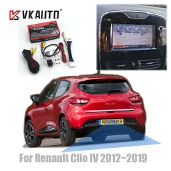 VKAUTO For Renault Clio 4 IV 2012 to 2020 MediaNav R-Link add reversing Camera HD Backup camera Rear View Camera