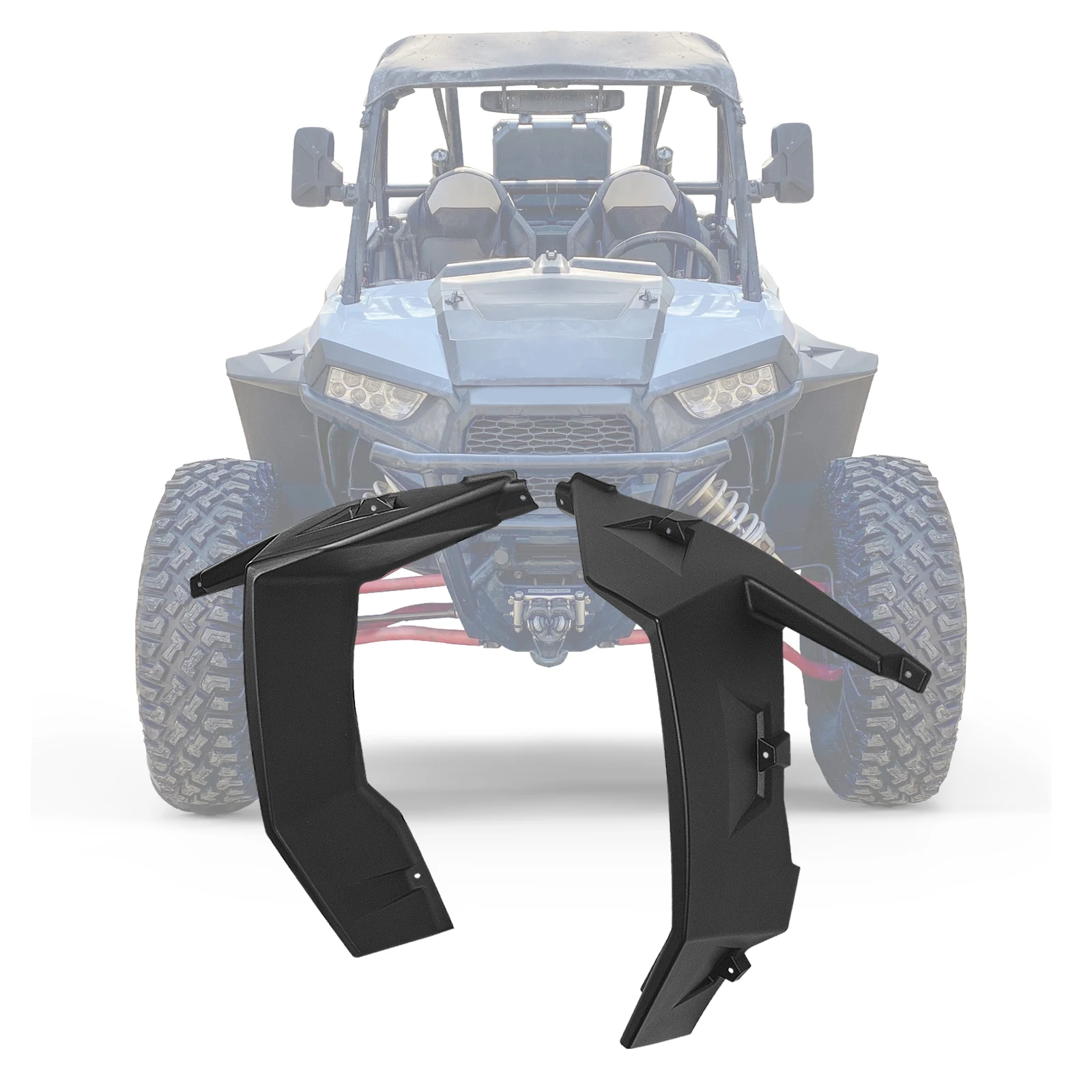 UTV #2881985 Extended Fender Flares Compatible with Polaris RZR XP 1000 / Turbo/S 1000/900 / 900S 2014-2024 2025 Full Mud Flaps