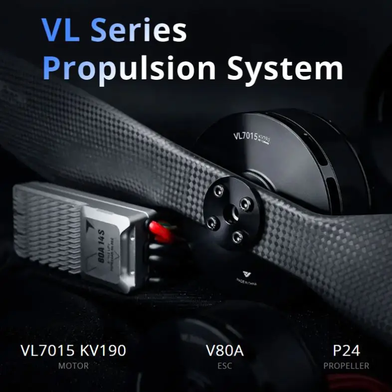Ligpower VL7015 KV190 IP25 12S 1600W 15kg ذراع واحد 22KG Thrust MTOW محرك صامت لـ