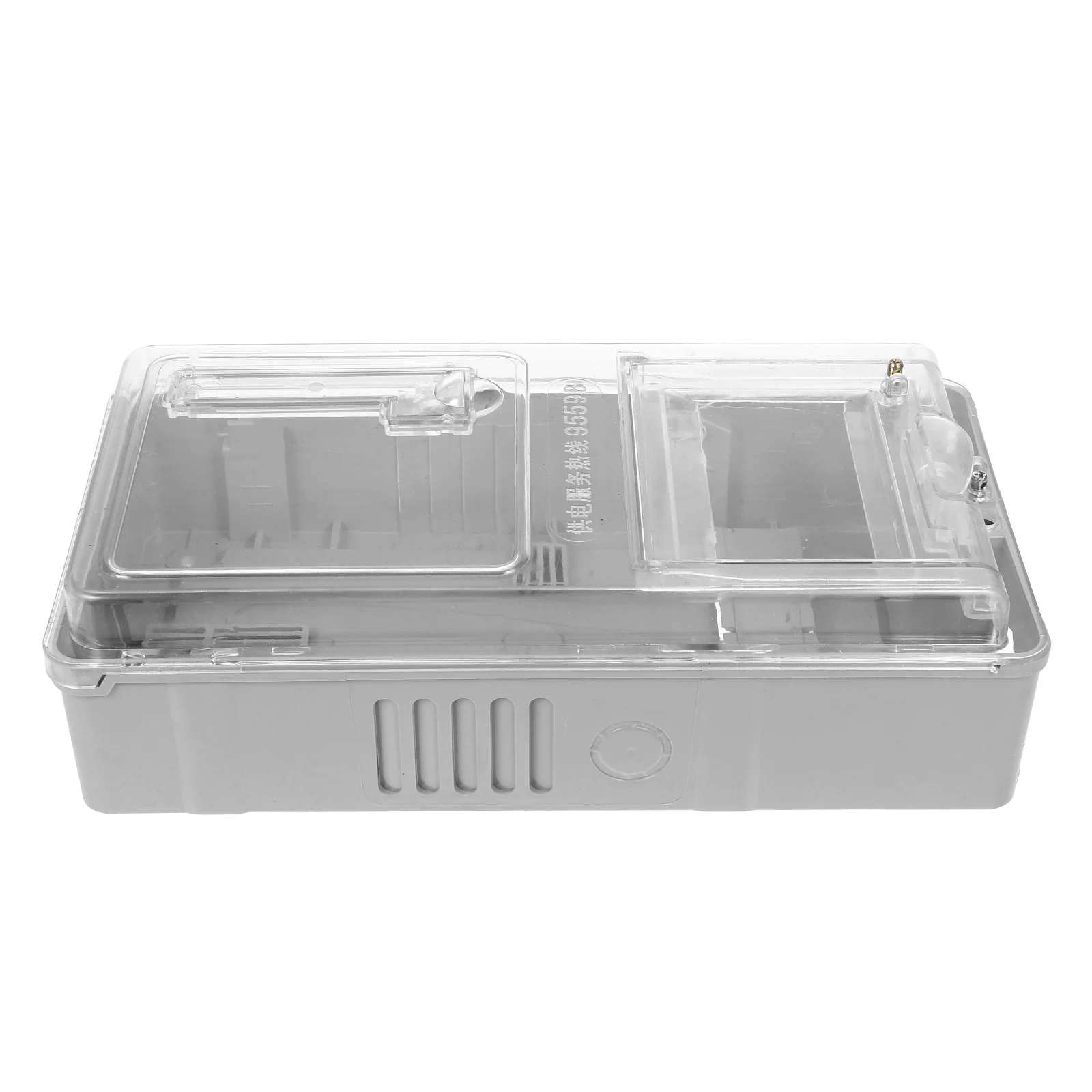 

Transparent Electric Meter Box PC Plastic Weatherproof Household Energy Meter Protection Cover For Indoor Outdoor Use