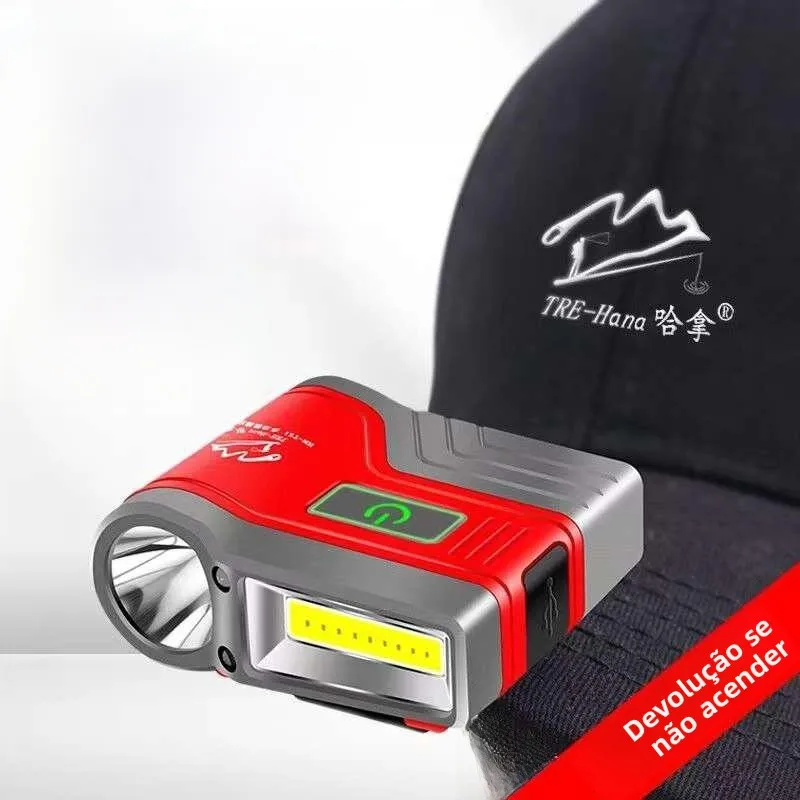 tech-han-night-fishing-cap-clip-on-hat-led-headlight-strong-light-rechargeable-induction-outdoor-camping-travel-gear