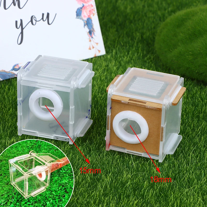 Acrylic High Transparent Ant Activity Area Test Tube Connection Nest DIY Farm Feeding Box 15/18mm Caliber