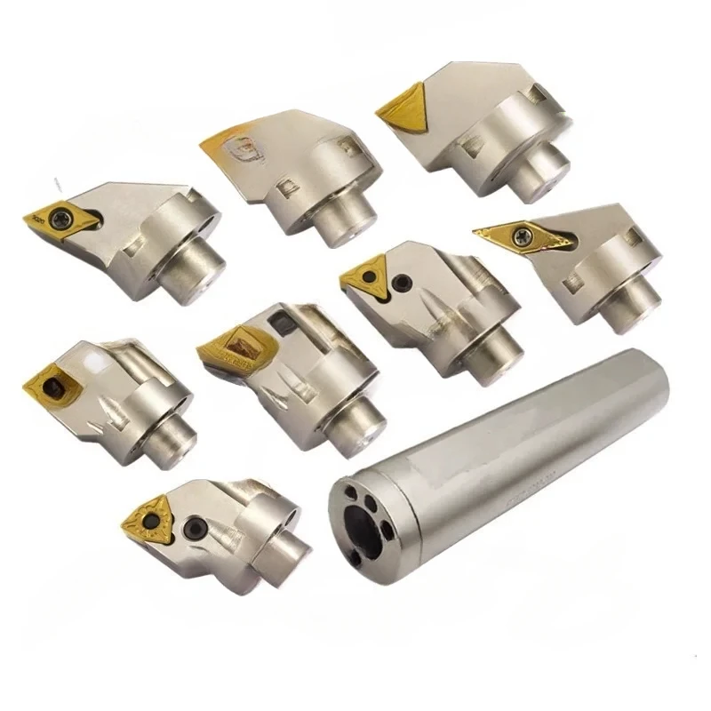 CNC Holder Head Changeable Anti-Vibration Boring Lathe Cutting Bar Turning Rod Tool Body