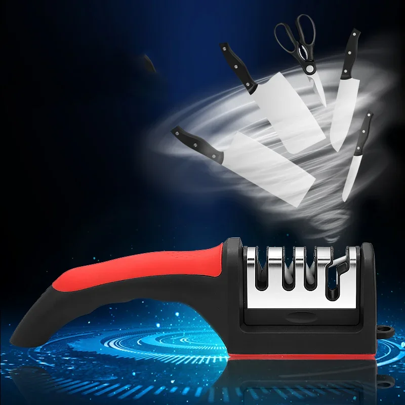 Multi-Funcional faca Sharpener, lâmina de corte ferramenta, Quick Knife Sharpener, Food Grade Whetstone, M9195