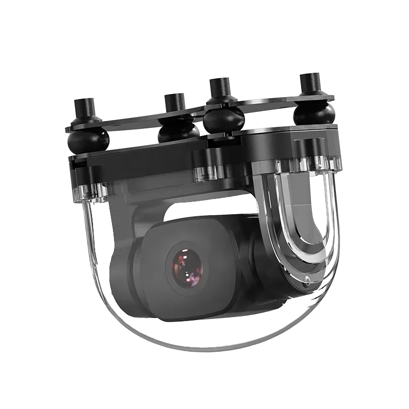 SIYI A2 Mini Ultraweitwinkel FPV Gimbal Single Axis Tilt mit 160 Grad FOV 1080p Sternenlichtsensor IP67 Wasserdicht