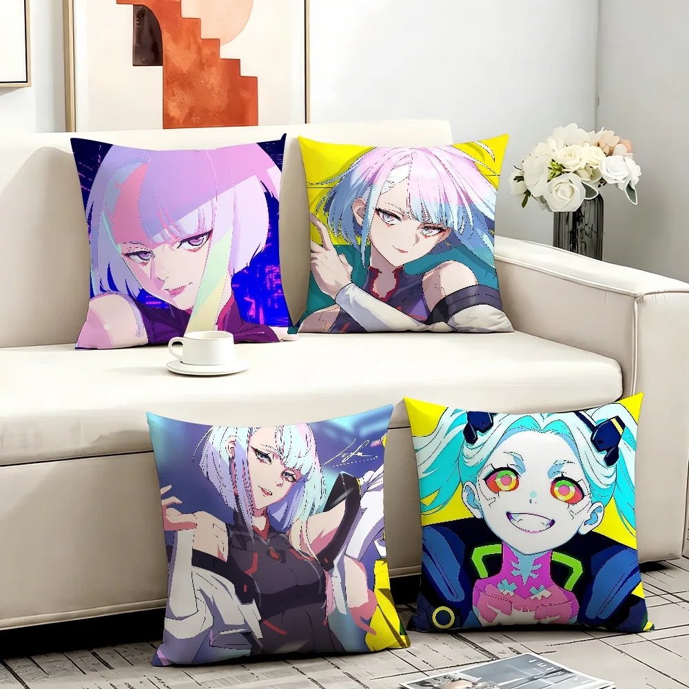 Adventure game C-Cyberpunk cushion cover Comfortable Decorative For Bedroom Living room Dormitory Picnic and Holiday Decoration