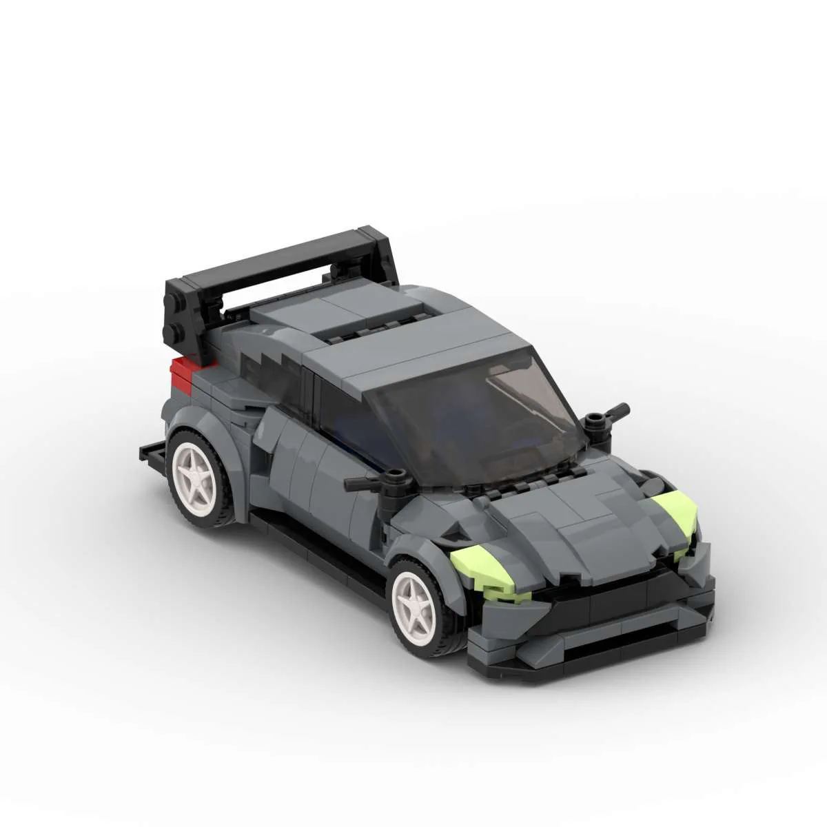 MOC Forded Focus RS RX سيارات رياضية اللبنات الطوب لعبة تعليمية هدية المرآب الإبداعية