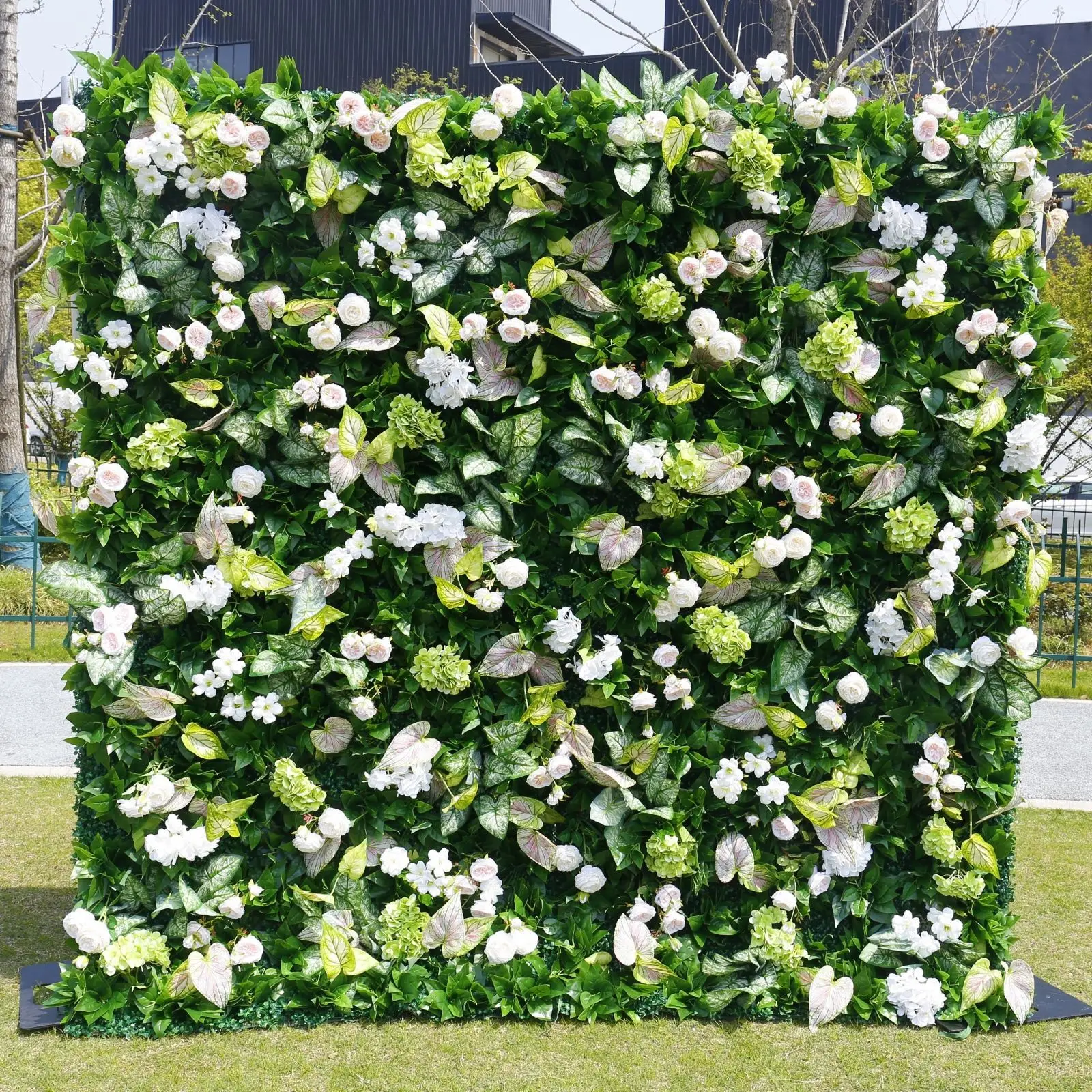 

Simulation plant wall cloth bottom flower wall background wall green plant wedding props outdoor event exhibition layout